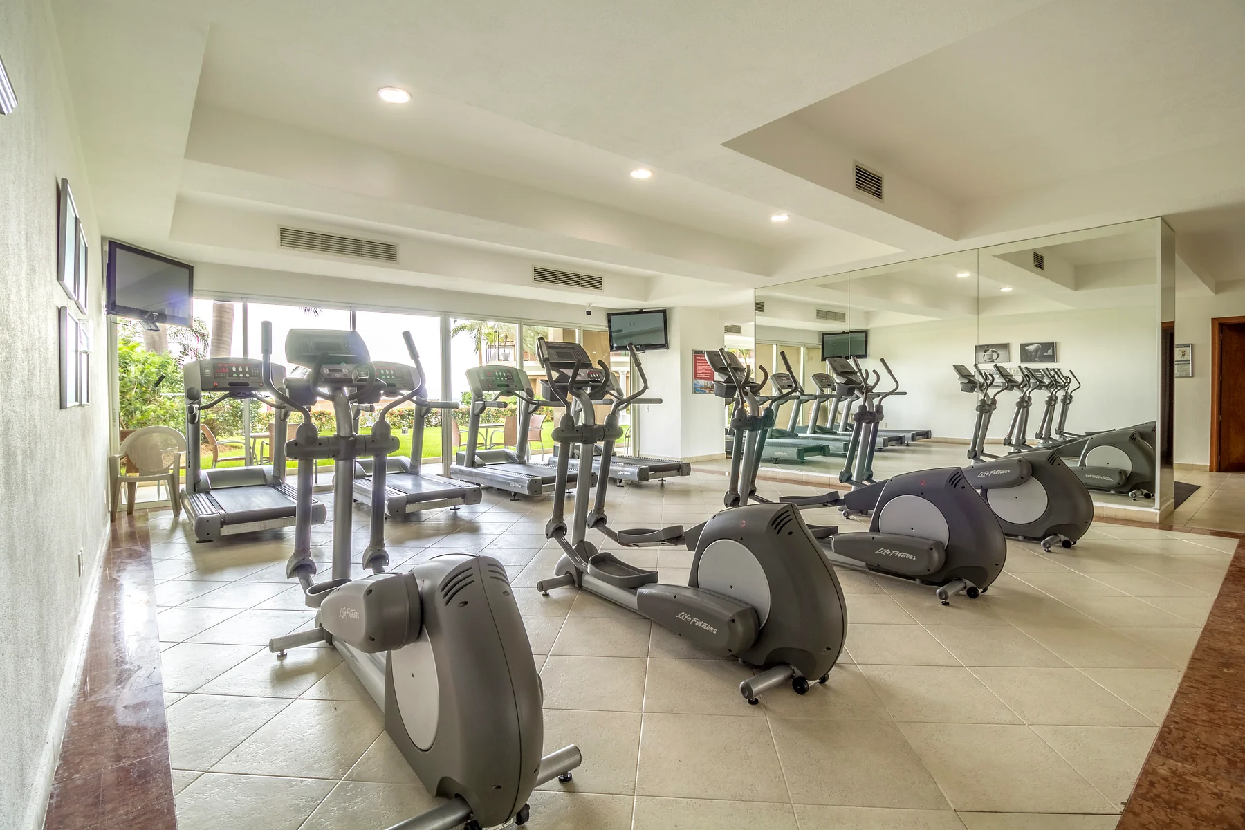 El gimnasio equipado del Grand Venetian